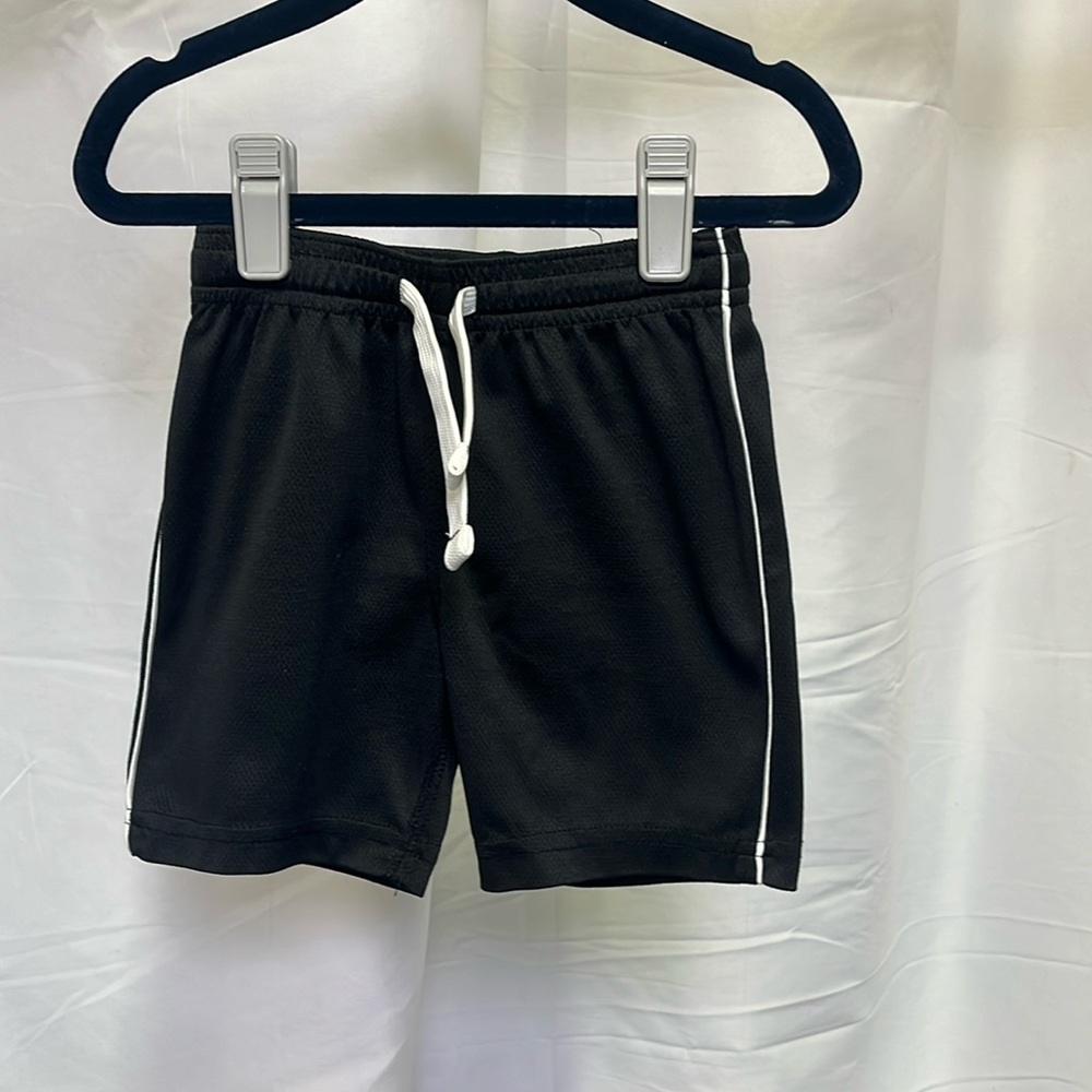 Carters baby black and white athletic shorts size 12 months
